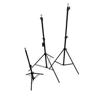 Julius Studio Photography Lighting Stands/Tripods. Set‎ Of 3 Adjustable & Case